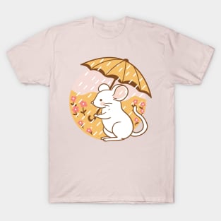 Little Mouse in the Rain T-Shirt